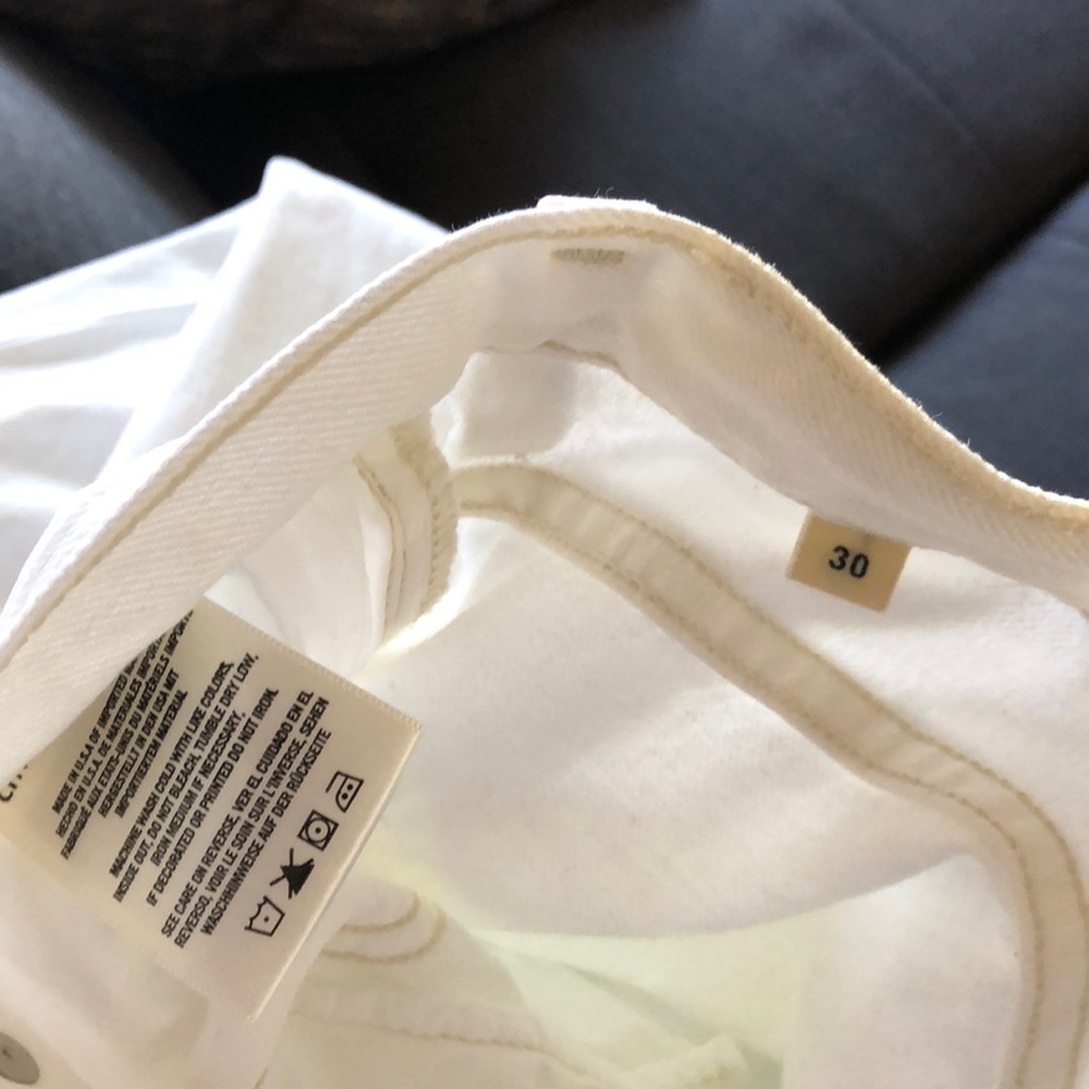 Citizens Of Humanity White Flare Wide Leg Jeans - Picture 6 of 10